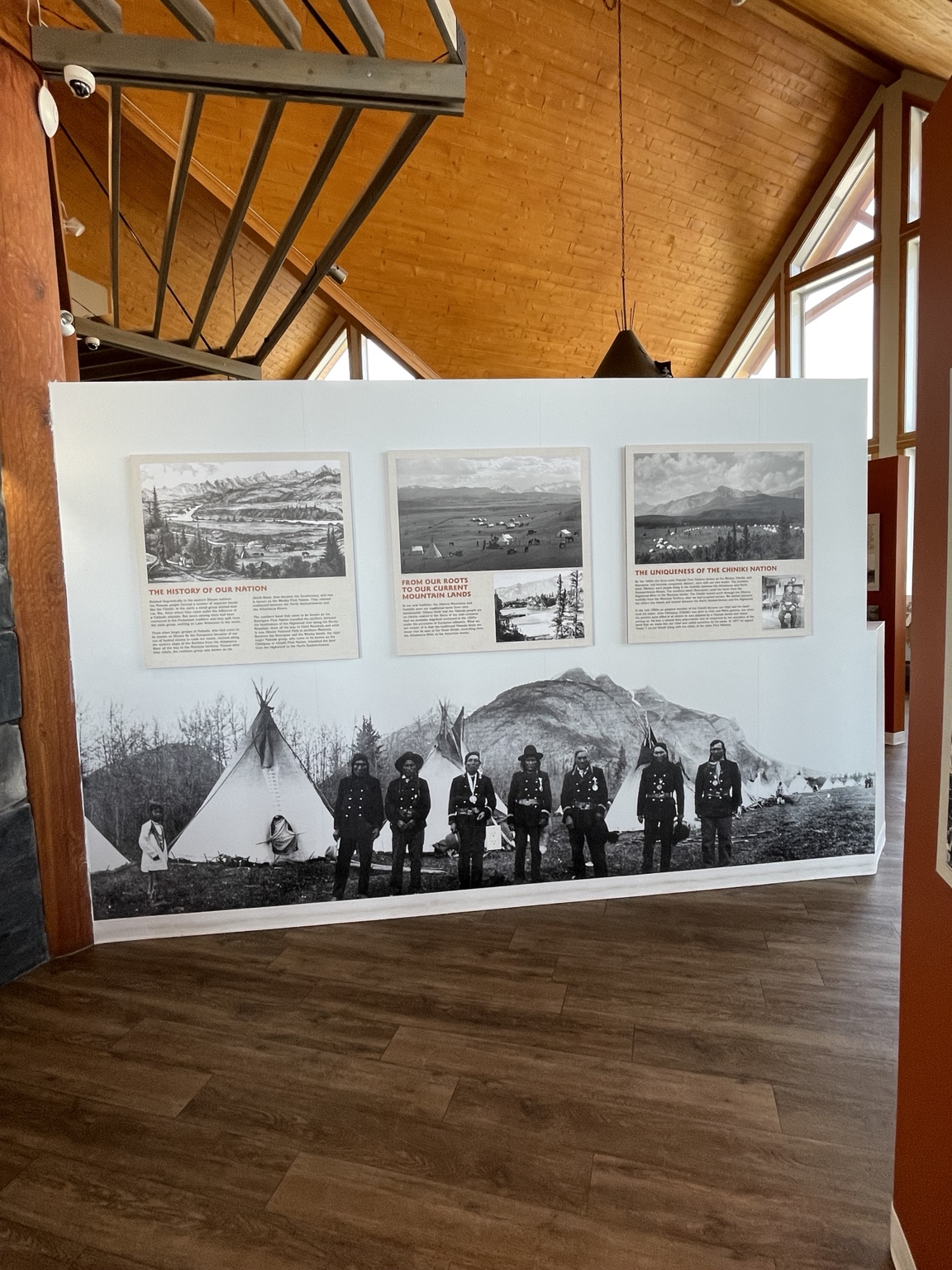 Historic trapper cabin interior showing northern heritage artifacts